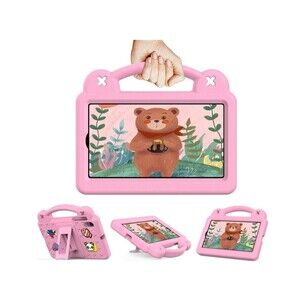 For Onn 7" Tablet 2024 (Model:100135924) EVA Kid Case Cartoon Shockproof Stand